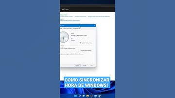 Como Sincronizar Hora o Tiempo en Windows 11.