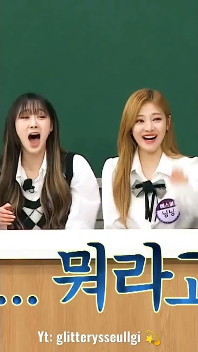 When Knowing bros host thought Giselle was cursing 😂 #aespa #kpop #giselle #ningning #karina #winter