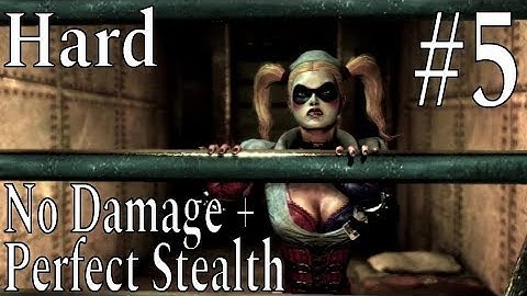 Batman: Arkham Asylum | Part 5 - Penitentiary | Hard No Damage + Perfect Stealth Walkthrough