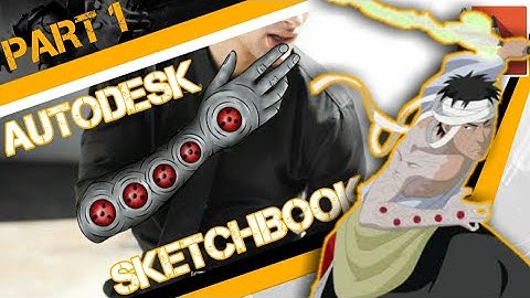 Tutorial edit | Tangan Danzo | Autodesk Sketchbook part 1 Line art