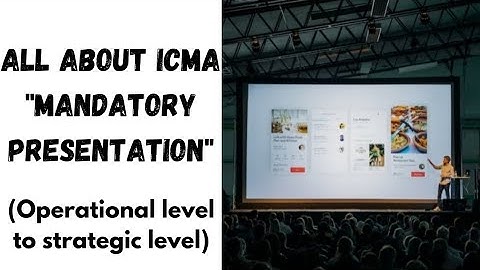 All about ICMA Presentation | New Scheme | Basic guidance | ICMAP