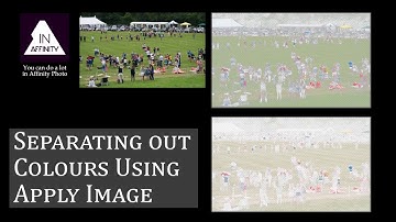Separating out a Colour Layer Using the Apply Image Tool in Affinity Photo