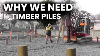 Putting Timber Piles Below a Concrete Slab Explained!