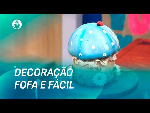 Bora reciclar? Aprenda a fazer um COGUMELO decorativo com POTE | Faça Você Mesmo