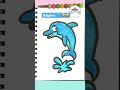 Look @the Dolphin 🐬 👀 #magicunicornart14 #toddleractivities #transition #animation #shorts  #viral