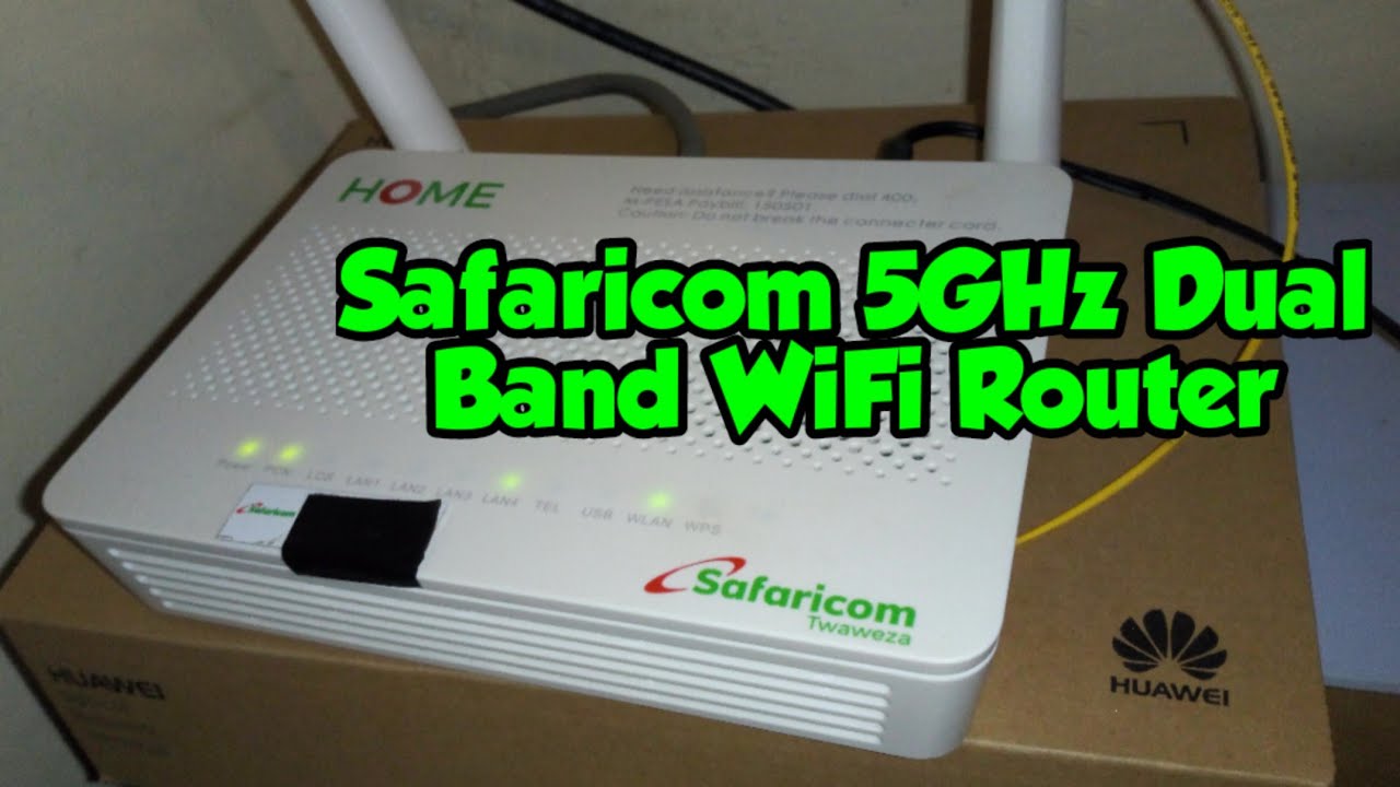 Safaricom 5G Dual Band Wi-Fi Router Upgrade; 5GHz Frequency Advantages Disadvantage - YouTube