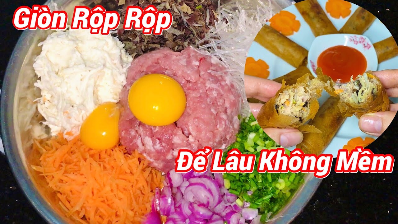 Chiên Chả Giò Muốn Giòn Rụm, Để Lâu Không Ỉu Cứ Cho Thứ Này Vào Chảo Là Xong 