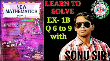 Class 5 maths Exercise 1B Q6 to 9