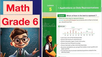 Math Grade 6 / lesson 5 Applications on Data Representations
