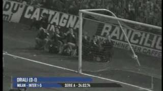 1973-1974 Milan Vs Inter 1-5