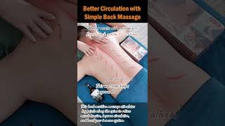 Better Circulation with Simple Back Massage
