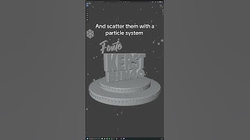 Christmas Animation made in Blender #blender #3danimation #blenderstudio #3d #animation