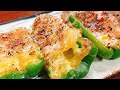 １５０万再生人気レシピ！巻いて焼くだけで驚くほど超旨い！焼き鳥屋の『ピーマンの豚チーズ巻き』低糖質／糖質制限／弁当／おつまみ／節約／おかず／ダイエット／피망 青椒