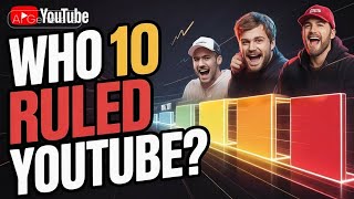 From 0 to 400M Subscribers 😱 Top 10 YouTubers 2000–2026| @MrBeast world 🌎 record