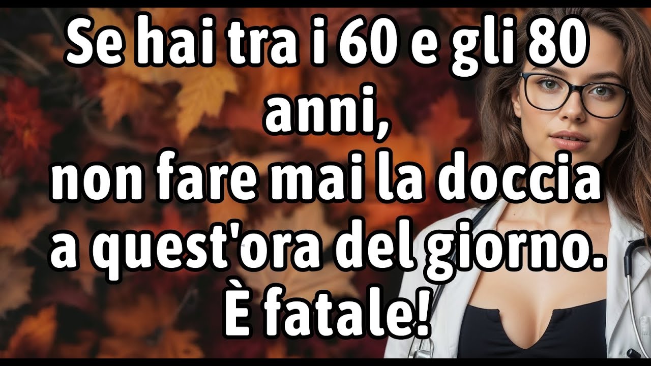 ⚠️ Over 60? Evita Assolutamente di Fare la Doccia a Quest’Ora: Rischi Seri per Cuore e Salute!