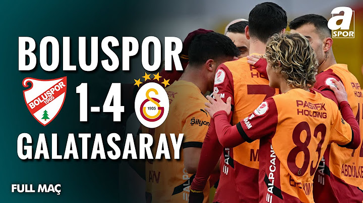 Boluspor 1-4 Galatasaray | Ziraat Türkiye Kupası C Grubu | 06.02.2025