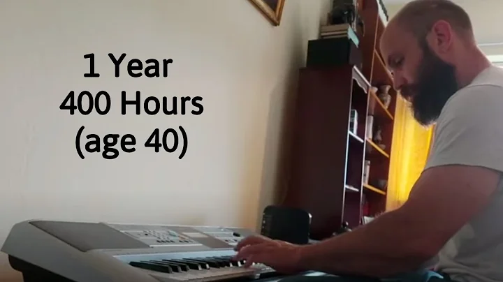 One year of piano progress (as a 40-year-old beginner)