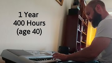 One year of piano progress (as a 40-year-old beginner)
