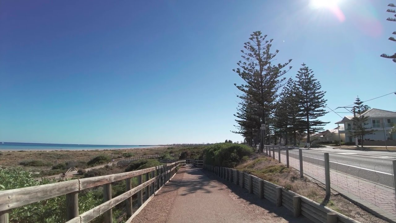 Adelaide Beach Walks Fort Largs to Largs Bay jetty YouTube