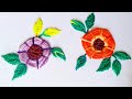 Most Easy and Beautiful hand embroidery flower, kadai design