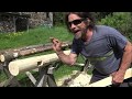 Faire du bois doeuvre avec un billot de sapin