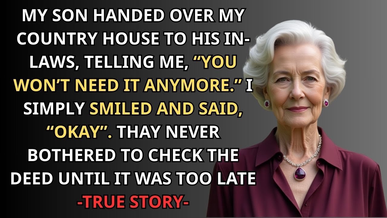 My Son Took My House and Gave It Away – What Happened Next Shocked Them! | Grandma True Stories