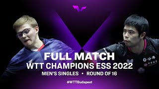 FULL MATCH | Alexis Lebrun vs Chuang Chih-Yuan | MS Rd 16 | WTT Champions ESS 2022