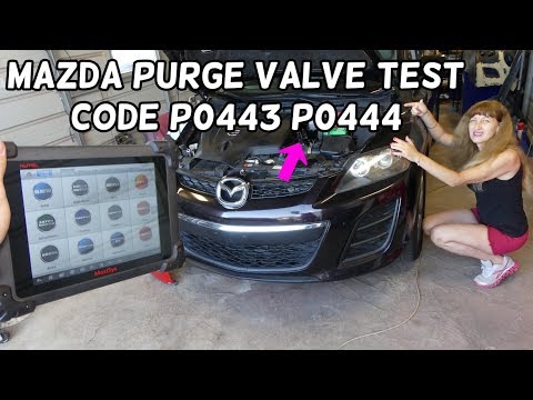 Code P0443 P0444 Fix auf Mazda cx-7 cx7. Spülbehälterventil testen