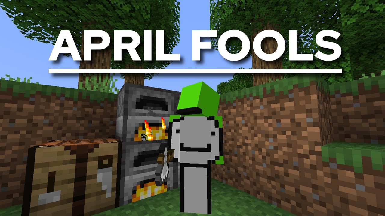 Minecraft Speedrunner VS 3 Hunters (April Fools Edition)