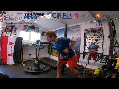 Single arm bent over row