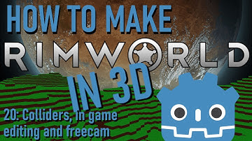 Editing Voxel Terrain in game, adding colliders in Godot