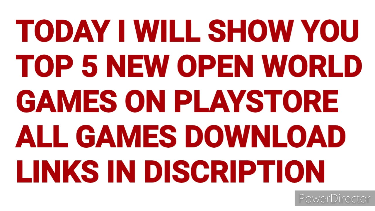 TOP 5 GAMES ON PLAY STORE LIKE GTA 5 TOP 5 OPEN WORLD GAMES LIKE 