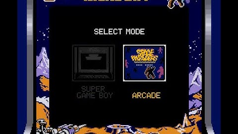 Space Invaders for the Super Game Boy Unused Song Intro