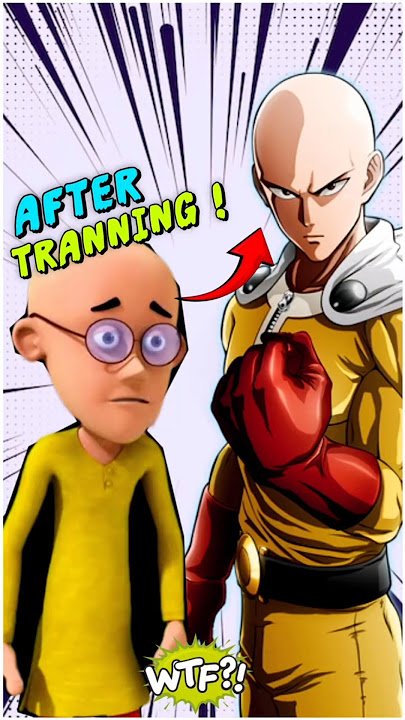 cartoon characters become anime characters ! #anime #motupatlu #saitama #goku #dragonball #vegeta