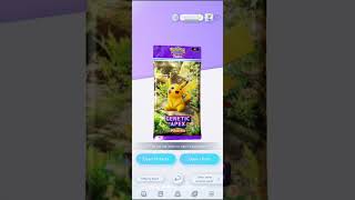 genetic apex Pikachu pack in Pokémon TCGP #pokemon #Pokémon #tcgp