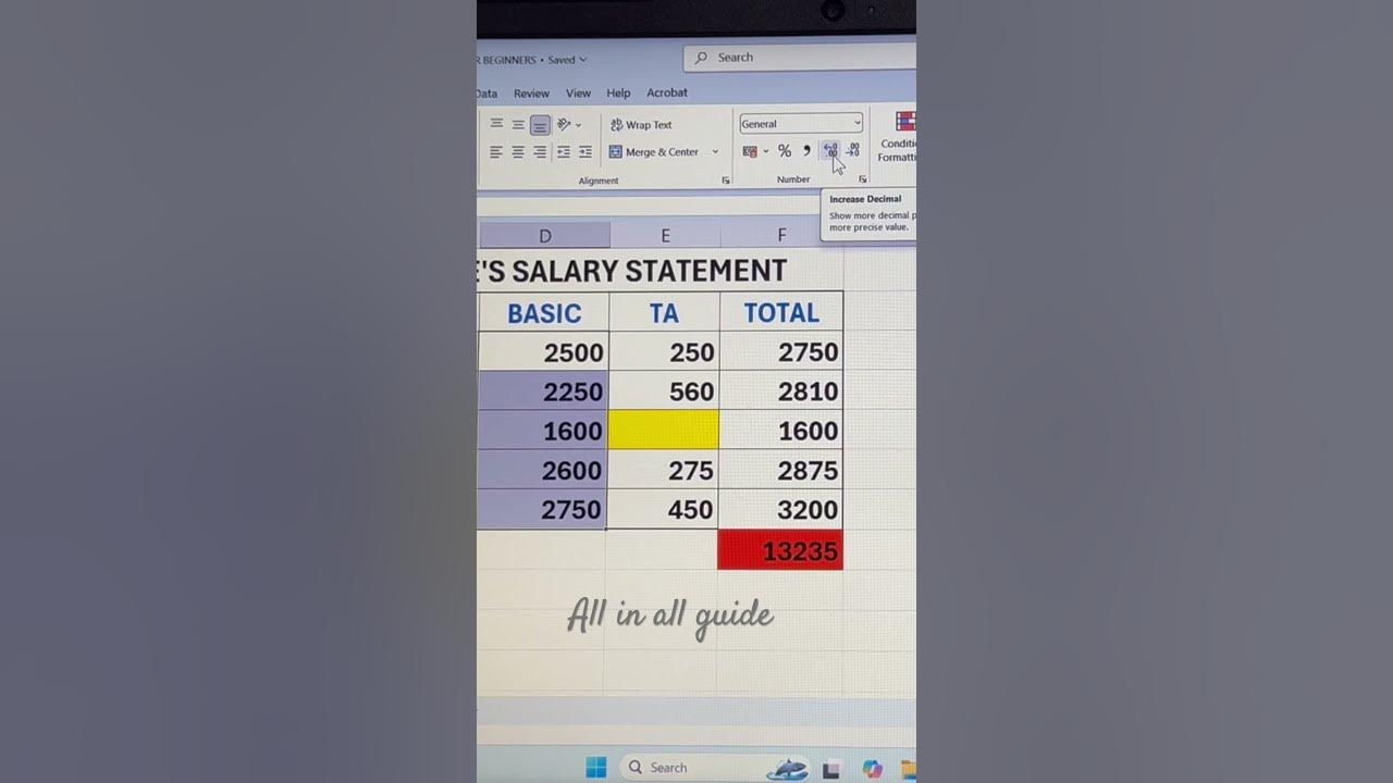 How to set decimal points in excel youtube