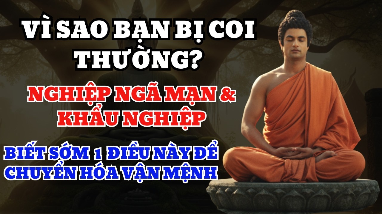 Phật Dạy:Vì Sao Bạn Bị COI THƯỜNG Coi Chừng NGHIỆP NGÃ MẠN, Biết Sớm Điều Này Để Chuyển Hóa Vận Mệnh