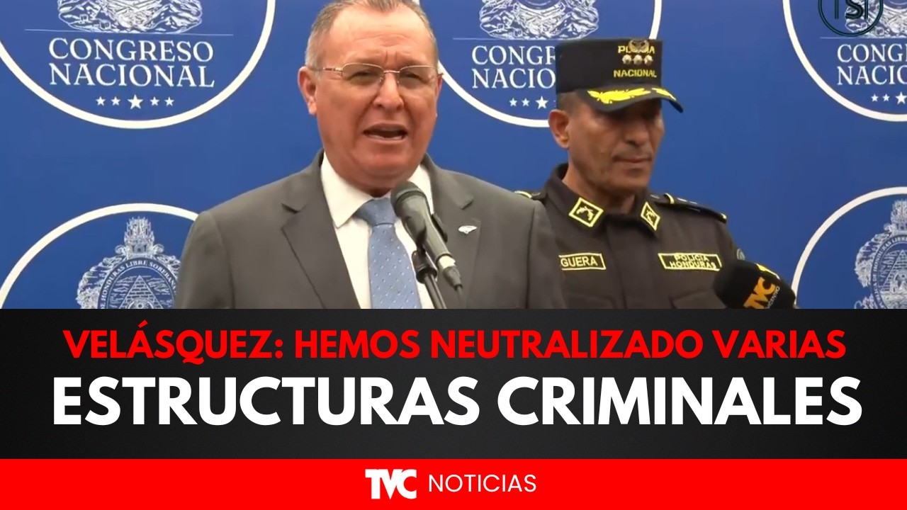 Hemos neutralizado varias estructuras criminales : Velásquez