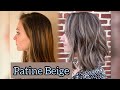 🤎 Faire des mèches et patine Beige à la maison / Beige Blonde Hair Balayage 🤎