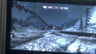 Skyrim: Face planted dragon crater