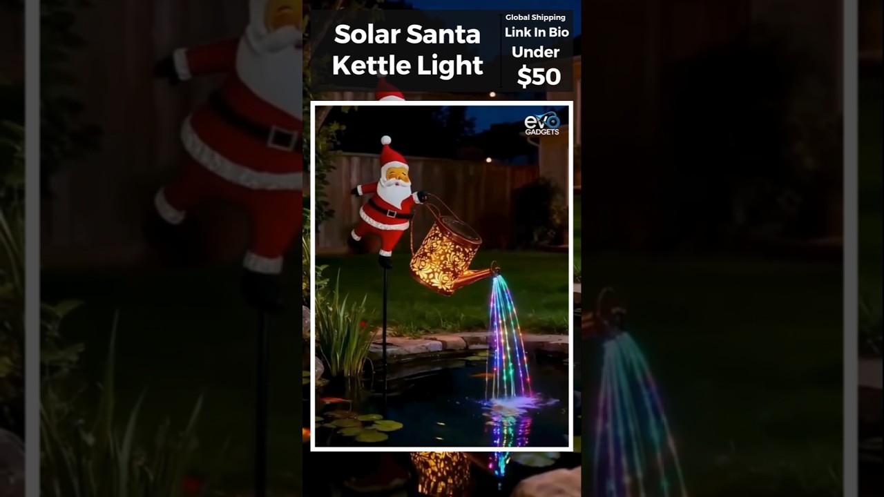 🎅✨A Simple Solar Light That Makes Christmas Feel Magical 🎄