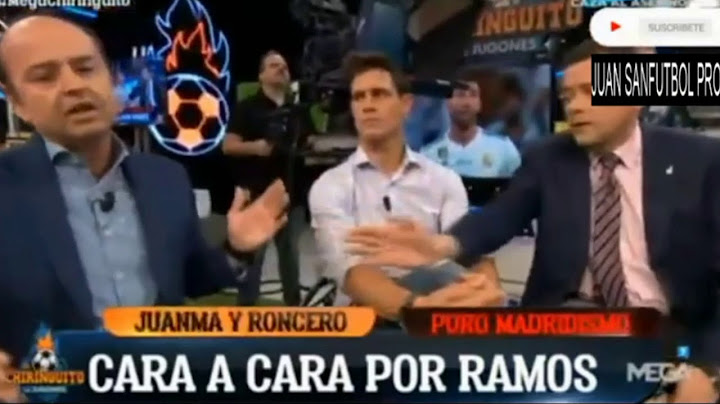 Juanma Rodriguez: NO ME GRITES MAS!! a Tomas Roncero
