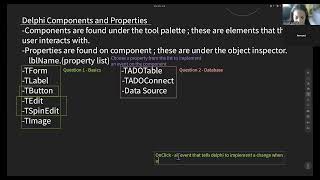 Delphi Components and Properties