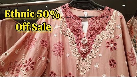 Ethnic 50% Off Sale | Ethinc Flat 50% Off 2025 #ethnic #shopping #sale