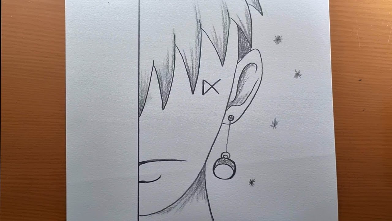 Como desenhar um garoto de anime passo a passo - Desenho de anime fácil ...