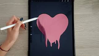 Melt My Heart to Stone | Heart Melting Animation on iPad Pro | Art Of Pi