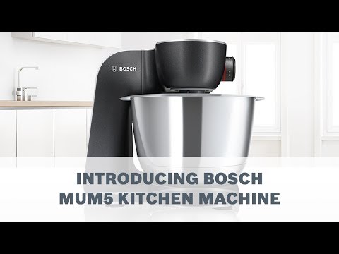 Introducing Bosch Mum5 Kitchen Machine Youtube