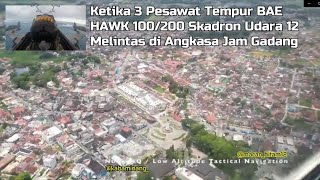 3 Pesawat Tempur TNI AU Melintas di Jam Gadang, Ngarai Sianok, Danau Singkarak, Maninjau dan Kelok 9