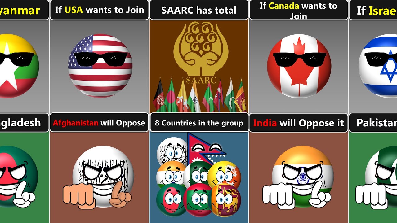 SAARC Is Not Open For These Countries [Countryballs]