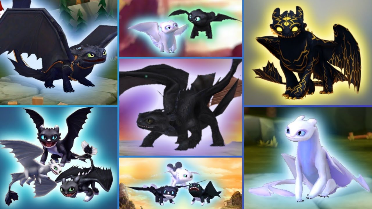 The Ultimate All Night/Light Fury Dragons Collection Showcase — 2025 | Dragons: Rise of Berk